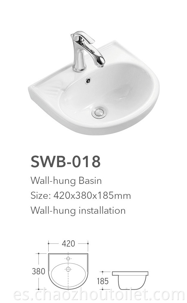 Swb 018 Wb 028 Wall Hung Basin